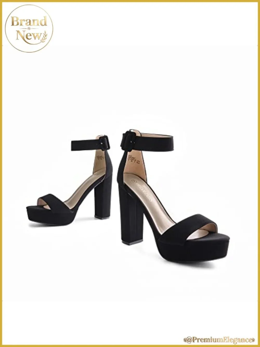 Women's Platform High Heel Sandals Faux Leather